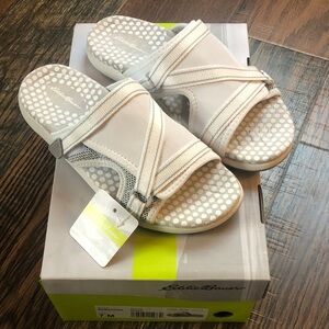 Eddie Bauer Women's White/Grey Sandals